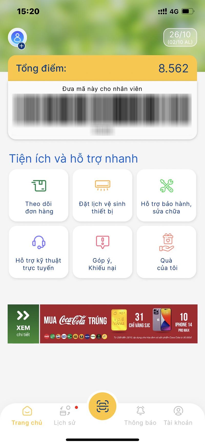 Hướng dẫn sử dụng app Quà Tặng VIP