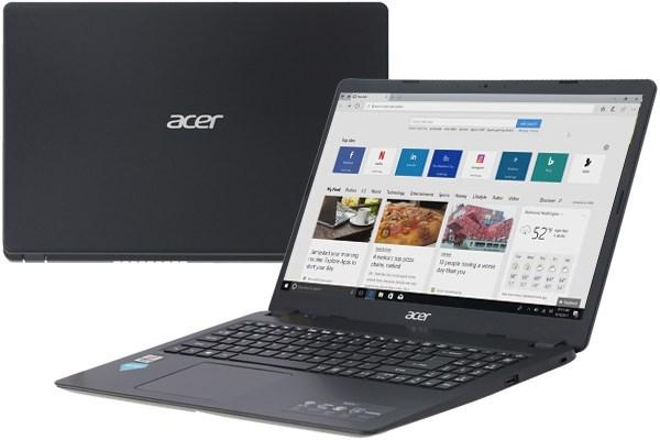 Laptop Acer Aspire A315 56 32TP i3 1005G1 với bản lề mở 180 độ