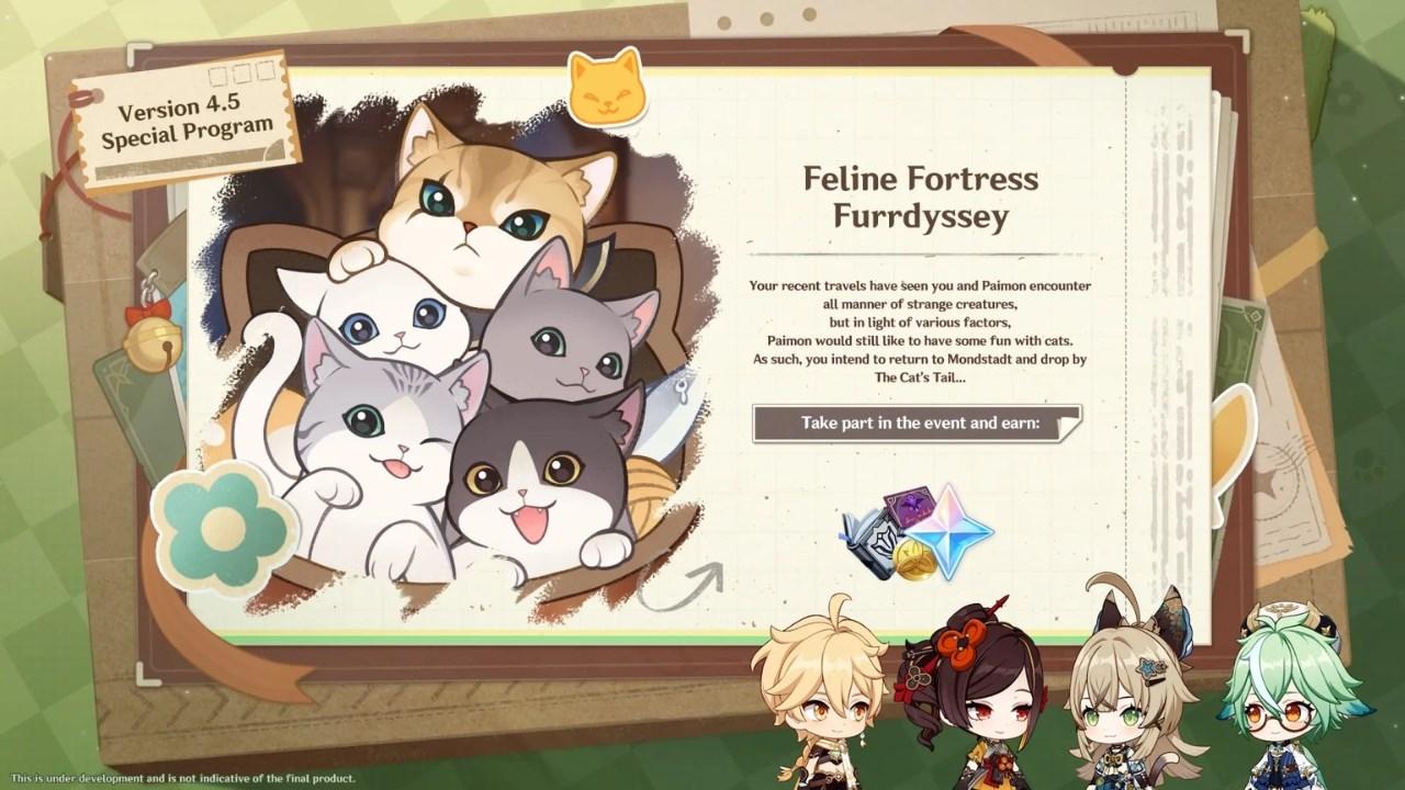 Sự kiện giới hạn thời gian Feline Fortress Furrdyssey