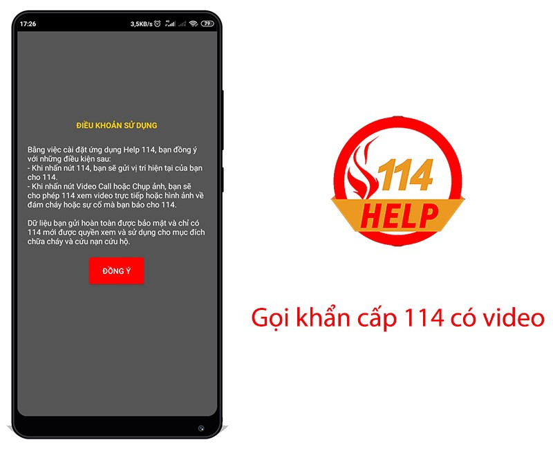 Ứng dụng Help 114: Cứu hộ nhanh chóng chỉ với một cú chạm