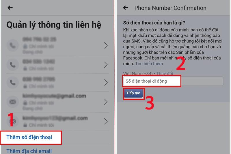 Hướng Dẫn Thêm, Xóa và Đổi Số Điện Thoại Facebook Chi Tiết 2023