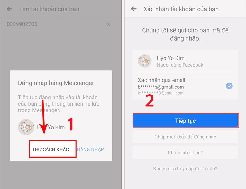 Khôi phục mật khẩu Facebook nhanh chóng trên điện thoại