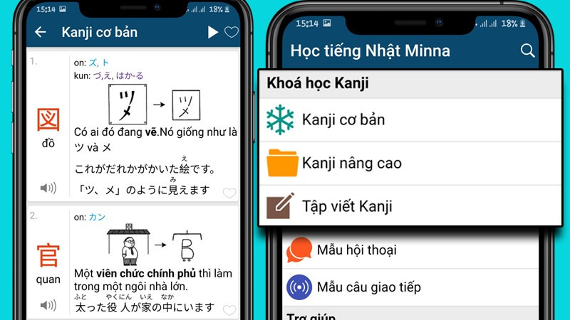 Khám Phá Ứng Dụng Học Tiếng Nhật Miễn Phí MinnaNoNihongo Trên Android