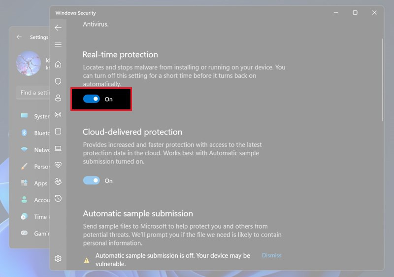 Hướng Dẫn Tắt Windows Security (Windows Defender) Trên Windows 11 Chi Tiết Nhất