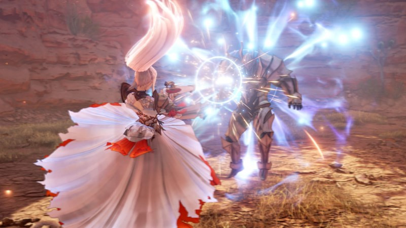 alt: Đòn tấn công kỹ năng đẹp mắt trong Tales of Arise