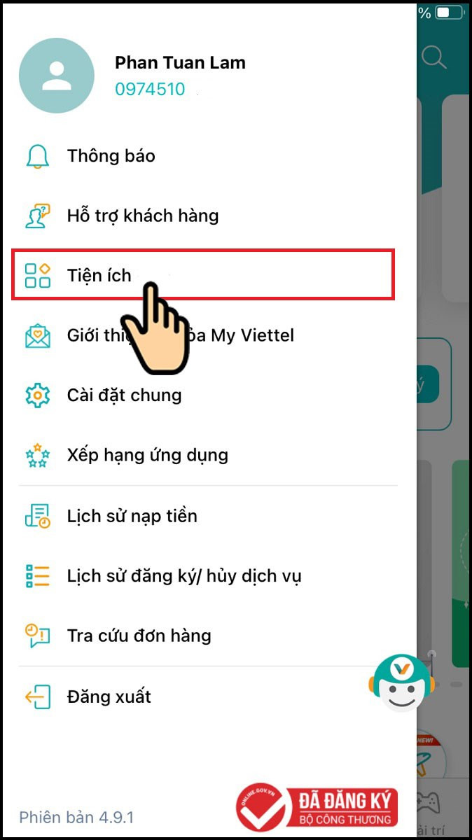 alt text: Chọn đổi sim 4G