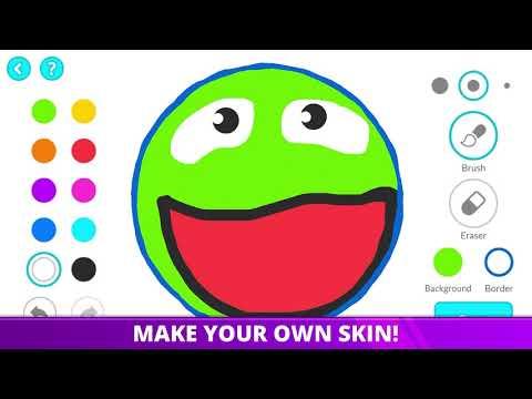 alt text: Hình ảnh gameplay Agar.io với các vòng tròn đầy màu sắc