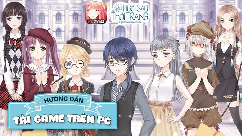 alt text: Hướng dẫn tải game Ngôi Sao Thời Trang trên PC