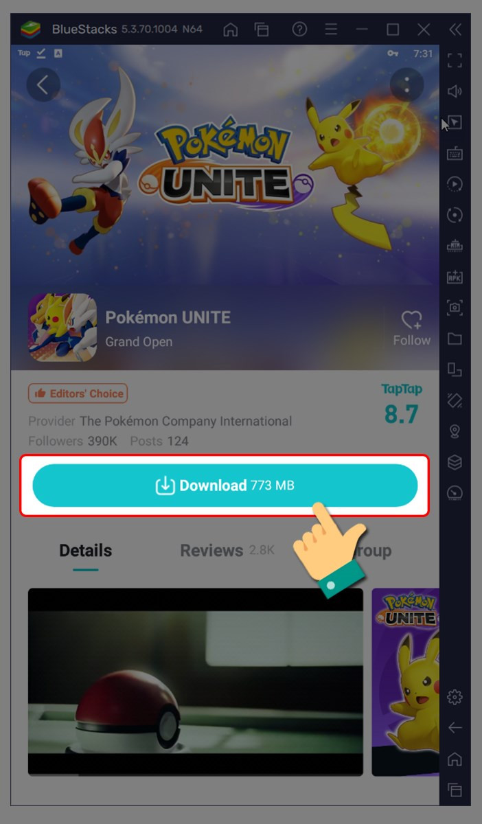 alt text mô tả hình ảnh tải pokemon unite