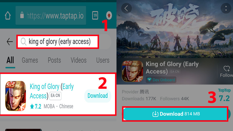 Hướng Dẫn Tải và Chơi Vương Giả Vinh Diệu (King of Glory) Trên Android và iOS