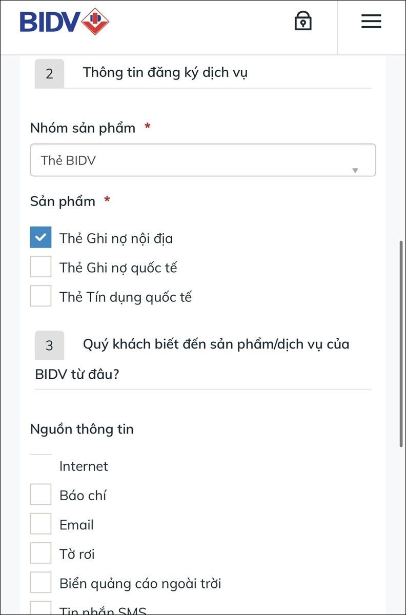 Hướng Dẫn Đăng Ký Thẻ ATM BIDV Online Nhanh Chóng, Miễn Phí