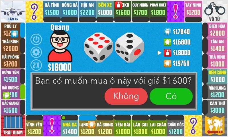 C&aacute;c loại &ocirc; c&oacute; trong bộ cờ Monopoly