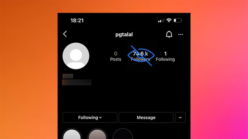 C&aacute;ch ẩn follow, ẩn người theo d&otilde;i tr&ecirc;n Instagram cực đơn giản