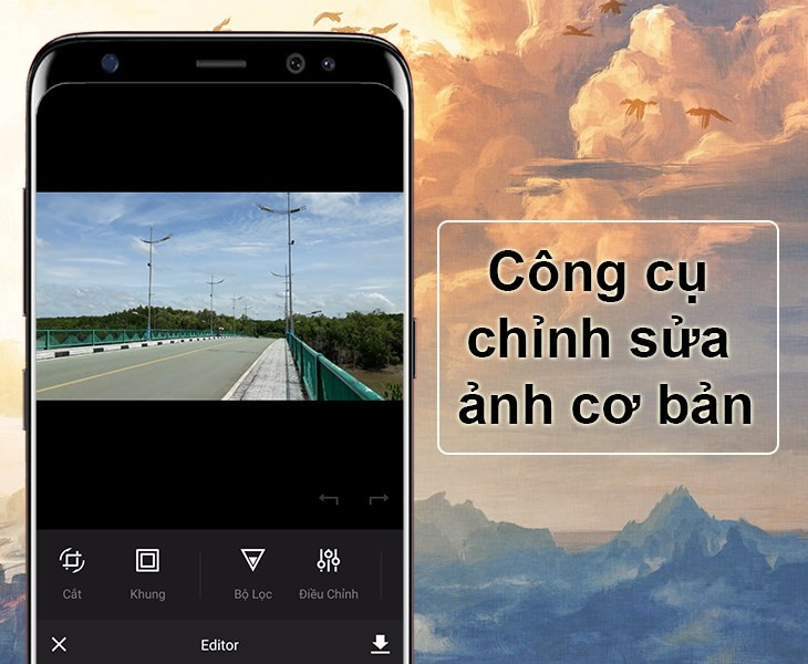 Chỉnh sửa ảnh cơ bản trên Ephoto 360