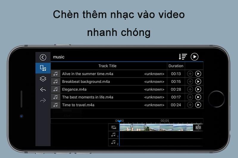 Ch&egrave;n th&ecirc;m nhạc v&agrave;o video nhanh ch&oacute;ng