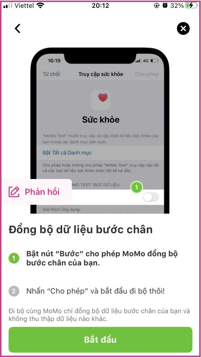 Chọn bắt đầu