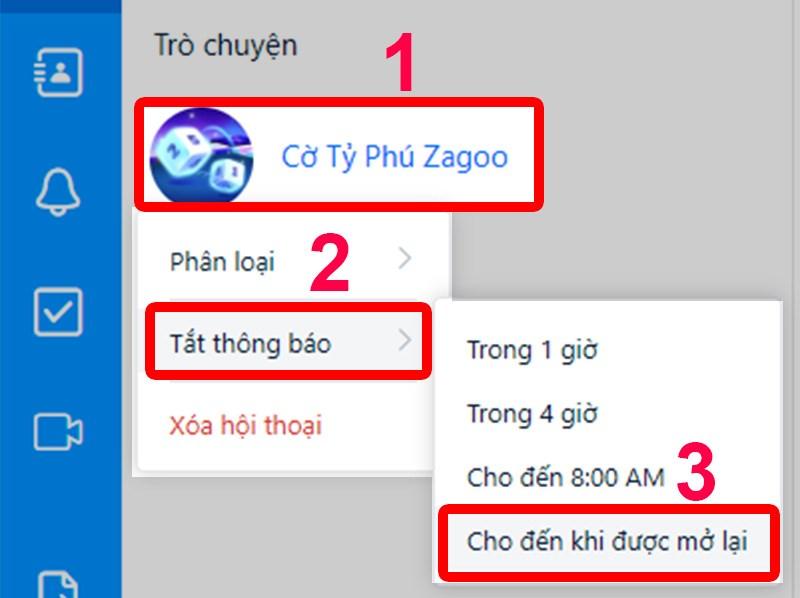 Chọn Cho đến khi được mở lại.