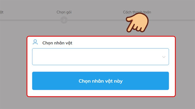 Chọn nhân vật Tân Tiếu Ngạo VNG