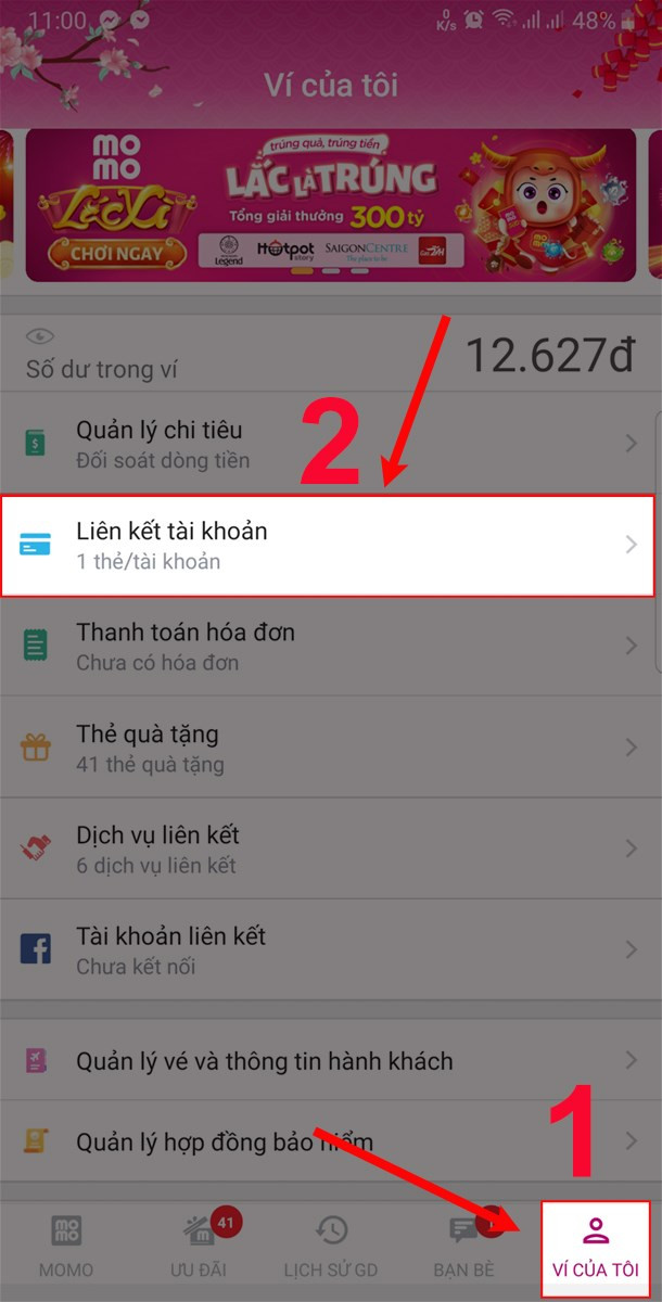 Chọn ví của tôi