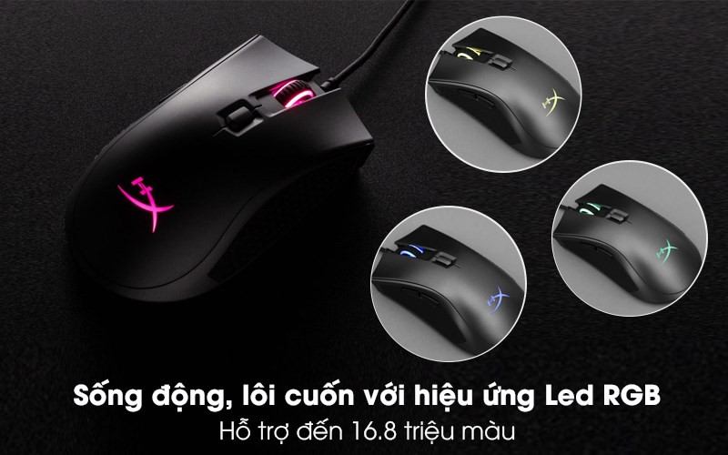 Chuột Gaming HyperX Pulsefire FPS Pro RGB đ&egrave;n LED RGB