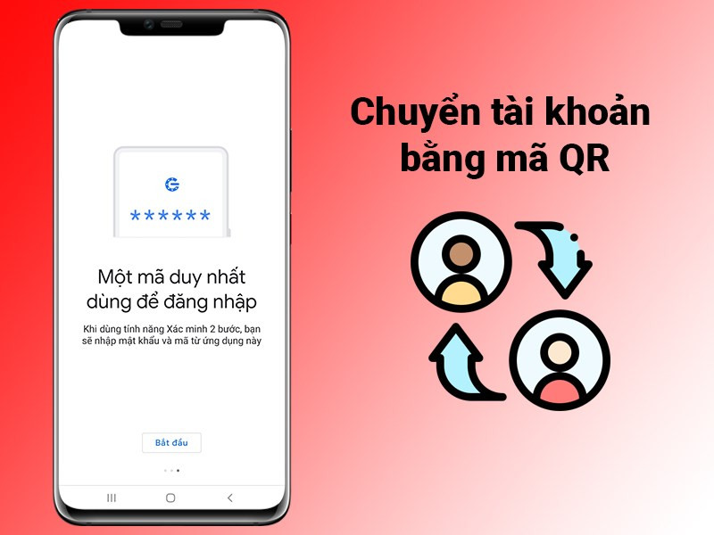 Chuyển đổi thiết bị bằng mã QR