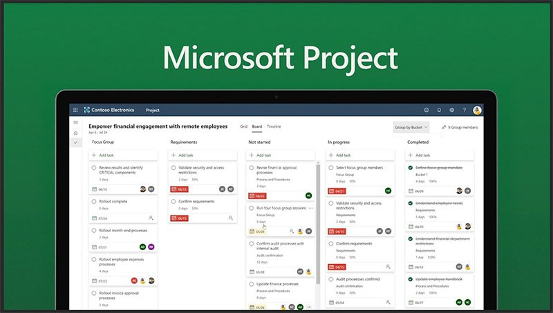 Định nghĩa Microsoft Project