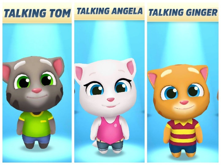 Đồ họa 3D của Talking Tom Gold Run