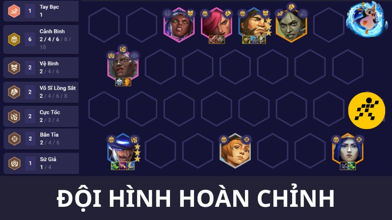 Hướng Dẫn Chơi Đội Hình Cảnh Binh DTCL Mùa 13 Chi Tiết