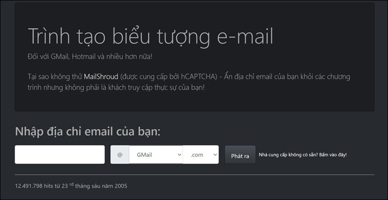 E-Mail Icon Generator: Trang web tạo icon online đẹp, chuyên nghiệp