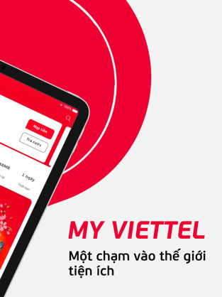 Giao diện ứng dụng My Viettel