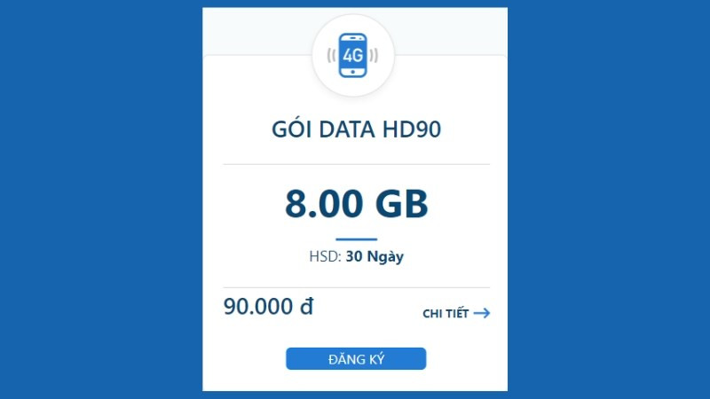 Gói cước HD90 MobiFone