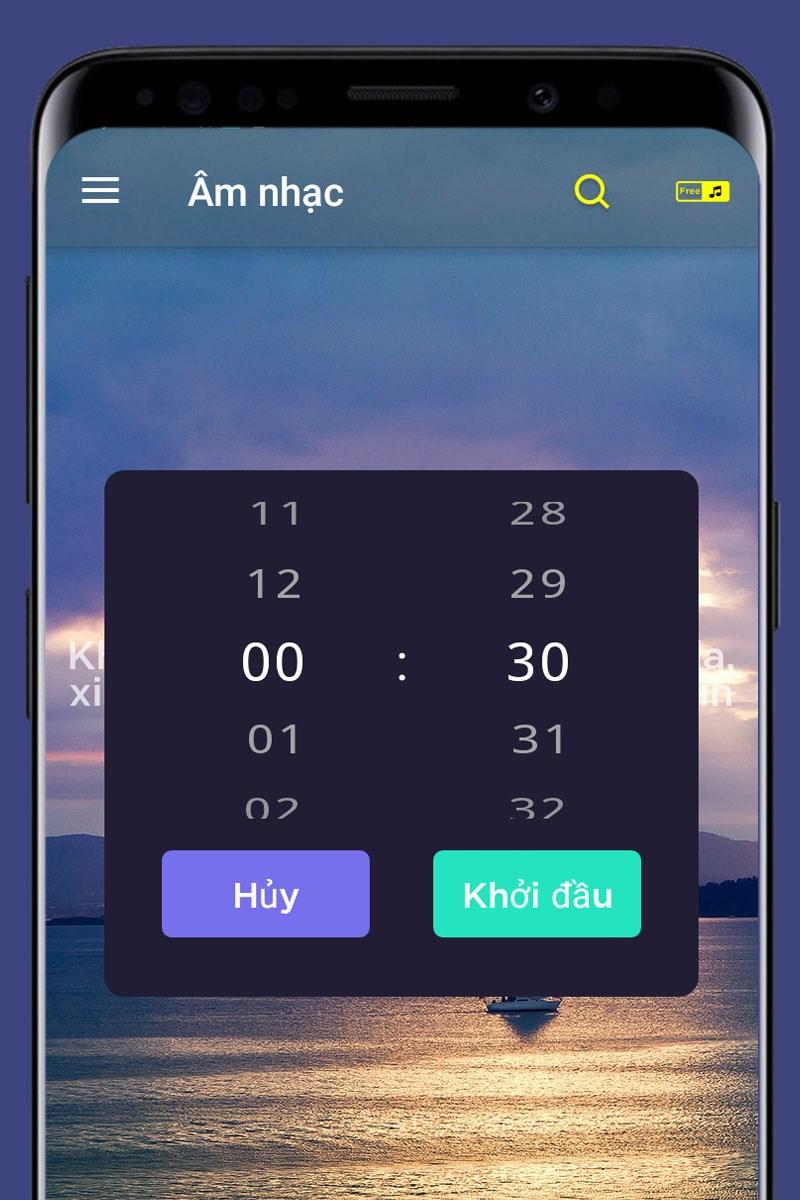 Hẹn giờ tắt và phát nhạc dễ dàng