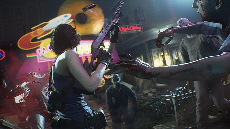 Hình ảnh Jill Valentine sử dụng súng