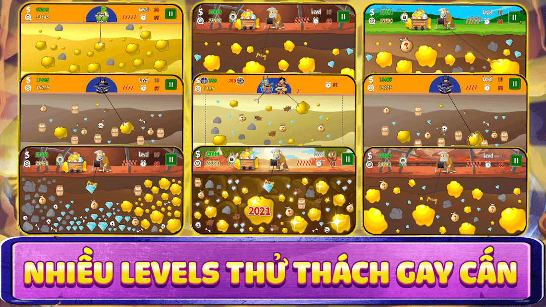 Hình ảnh trong game Đào Vàng phiên bản chuẩn