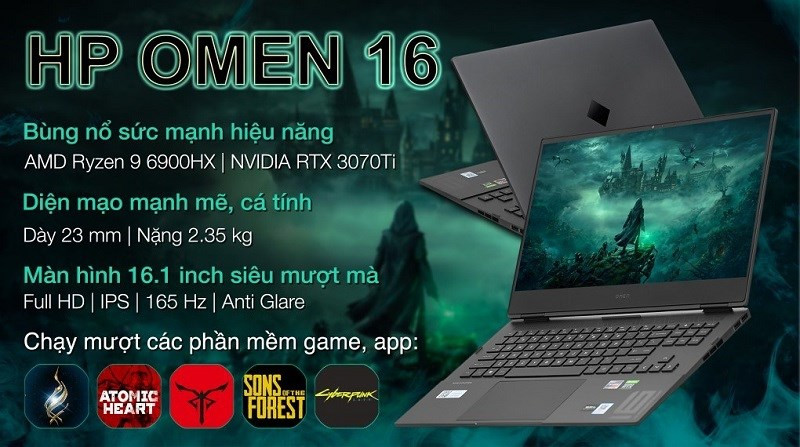 HP Omen 16 n0085AX R9 6900HX