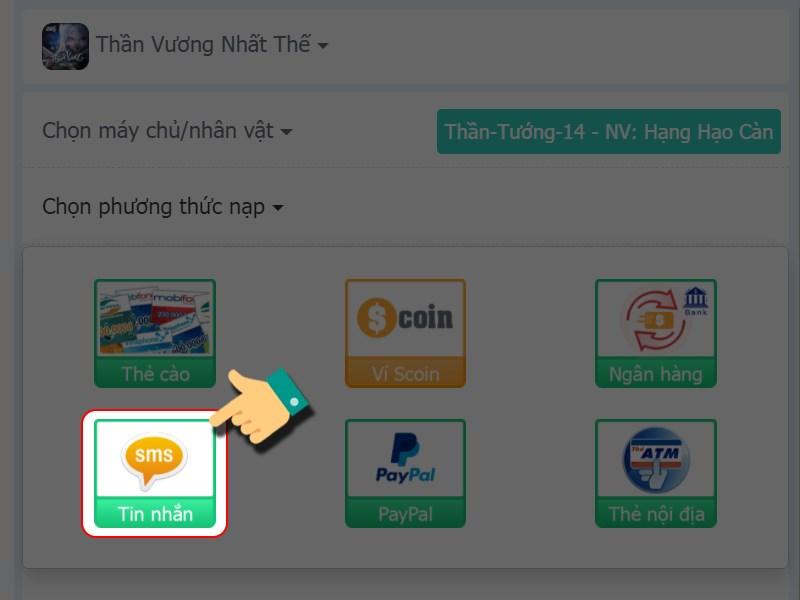 Hướng dẫn nạp thẻ Thần Vương Nhất Thế VTC chi tiết nhất 2024