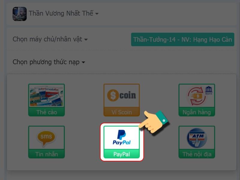 Hướng dẫn nạp thẻ Thần Vương Nhất Thế VTC chi tiết nhất 2024