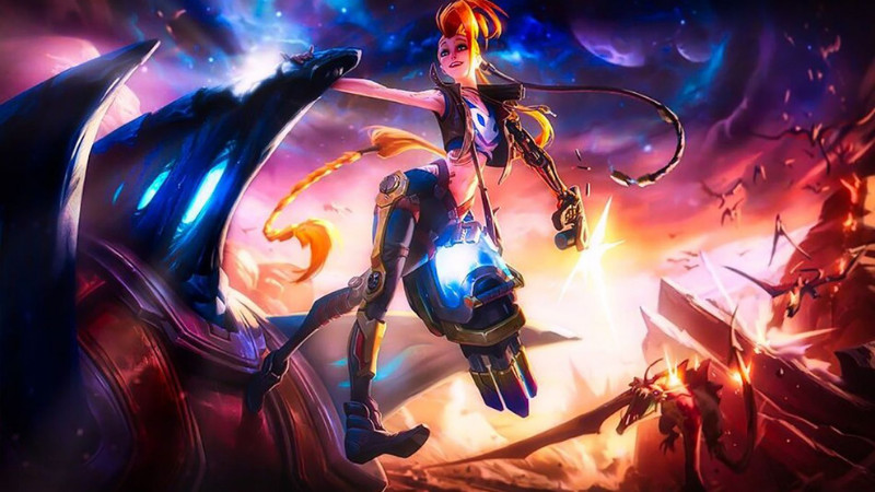 Jinx trong LOL l&agrave; một tướng DPS điển h&igrave;nh