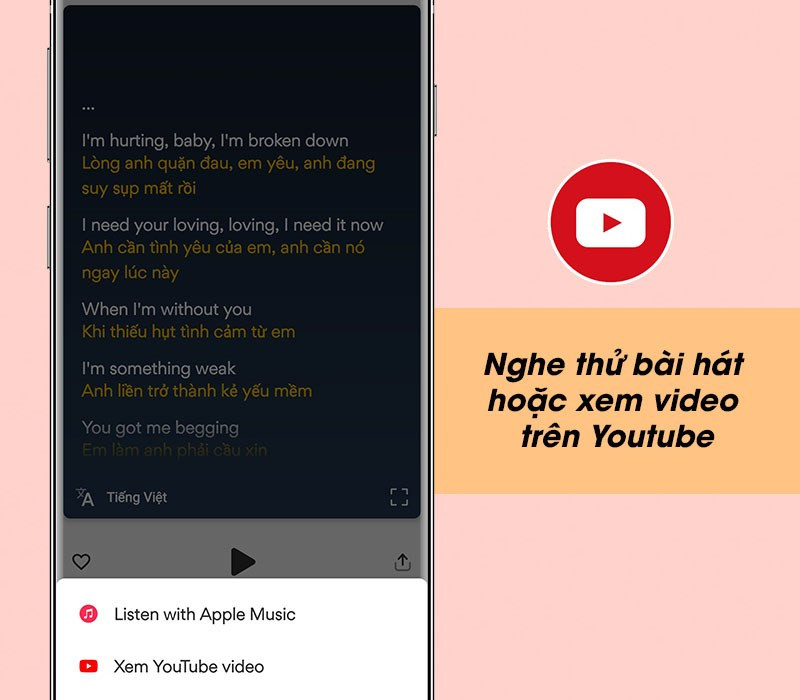 Kết nối Musixmatch với Youtube