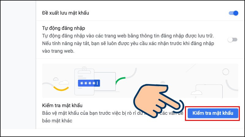 Kiểm tra mật khẩu trên máy tính