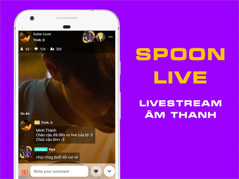 Livestream với Spoon LIVE