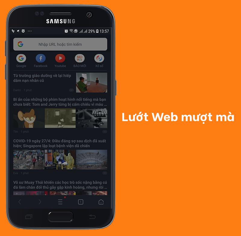 lướt web mượt m&agrave;