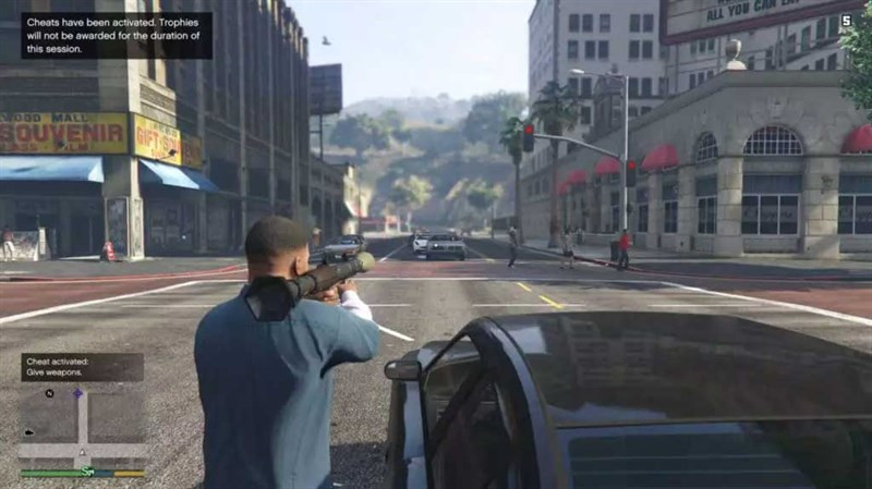 Mã cheat GTA V cho phương tiện