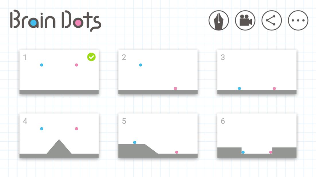 Màn hình chơi game Brain Dots