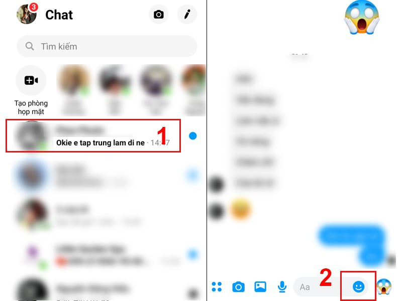 Tự tạo Sticker Độc Đáo trên Messenger với Avatar Cá Nhân