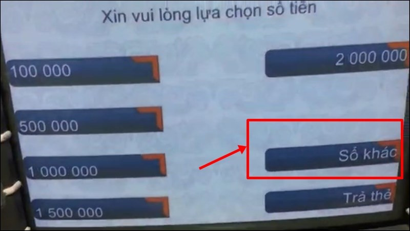 Nhấn chọn Số Khác