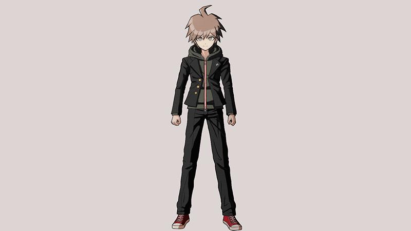 Nhân vật Makoto Naegi trong game Danganronpa