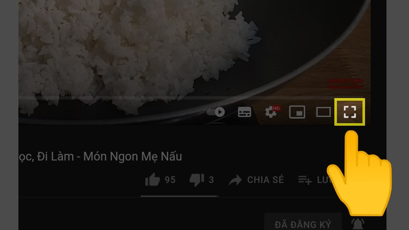 Phát video toàn màn hình