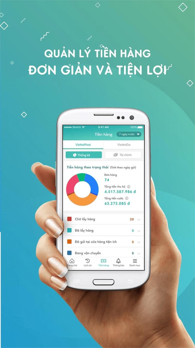 Quản l&yacute; tiền h&agrave;ng đơn giản v&agrave; tiện lợi
