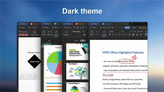 Screenshots Tải WPS Office bản quyền miễn phí cho Macbook, Windows, iOS, Android